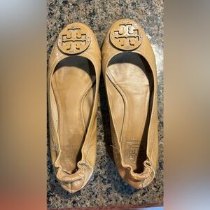 Tory Burch Tab Patent Leather Flats